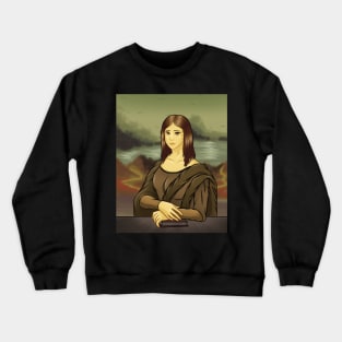 Monalisa Anime style Crewneck Sweatshirt